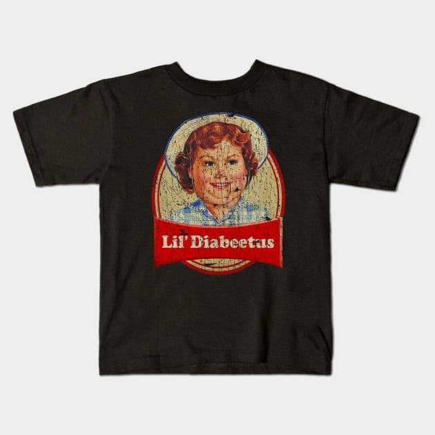 VINTAGE LIL DIABEETUS Kids T-Shirt by WongKere Store